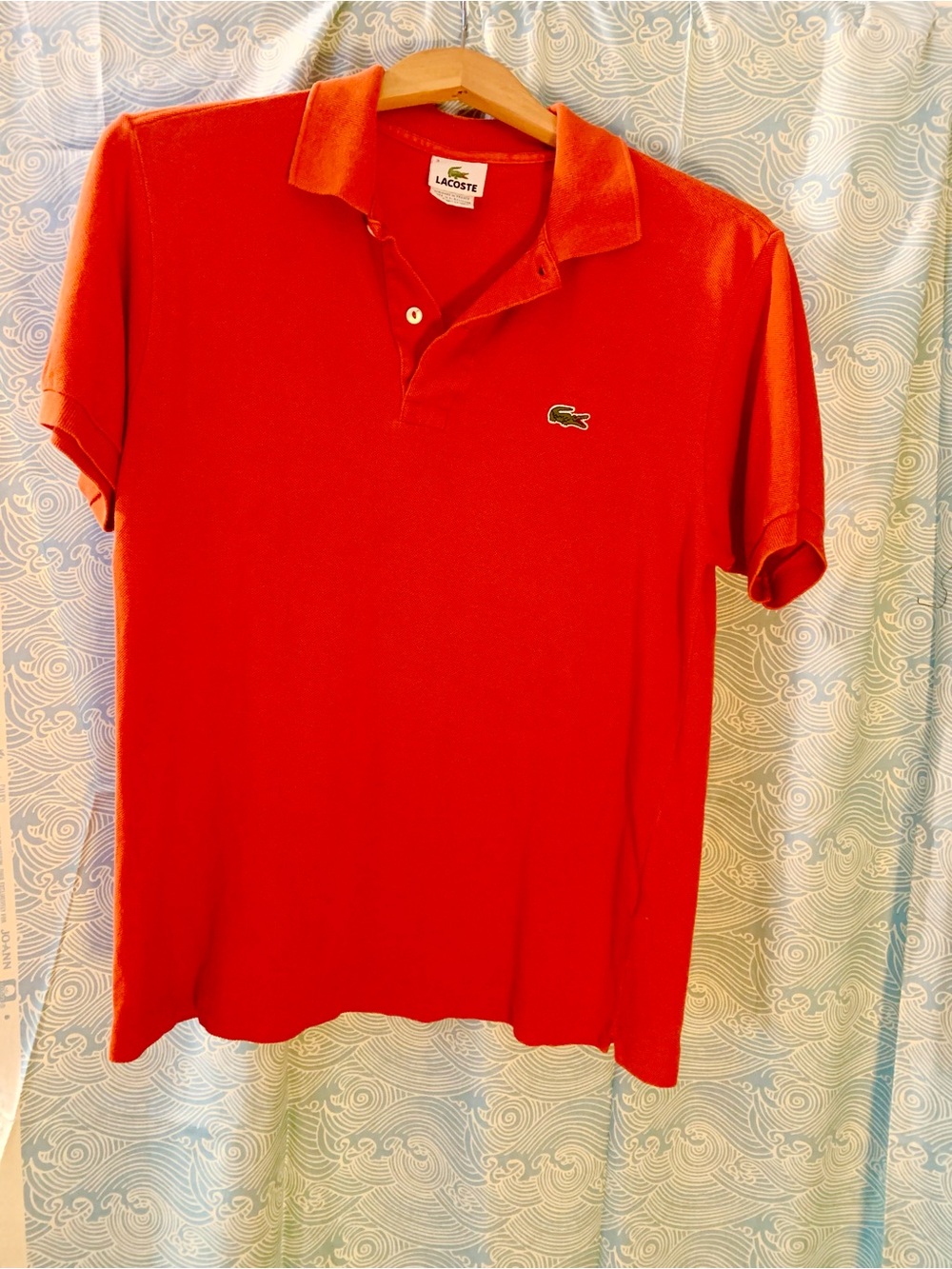 Lacoste Men’s Rust/Burnt Orange Classic Polo with Crocodile Logo